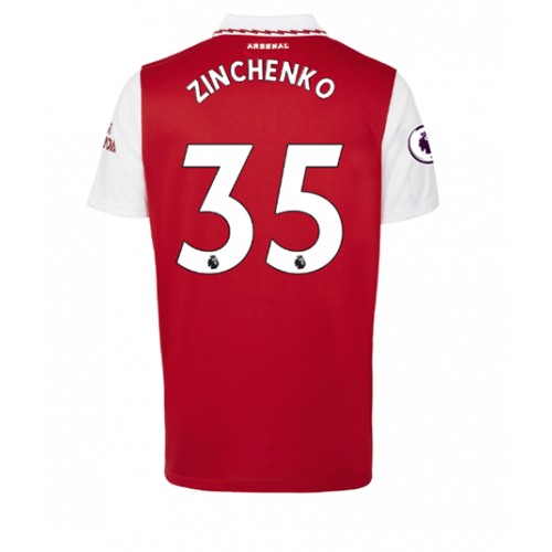 Arsenal Oleksandr Zinchenko #35 Hjemmedrakt 2022-23 Kortermet Arsenal Oleksandr Zinchenko #35 Hjemmedrakt 2022-23 Kortermet